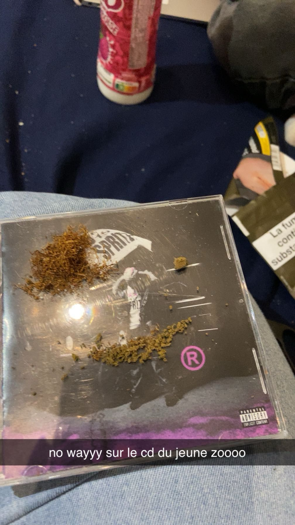 No way sur le cd du jeune ca roule un tamien tamien joint splif petard