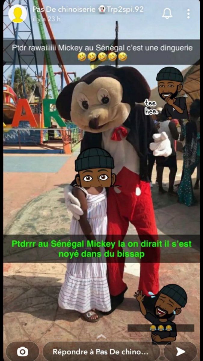 Mickey au Senegal