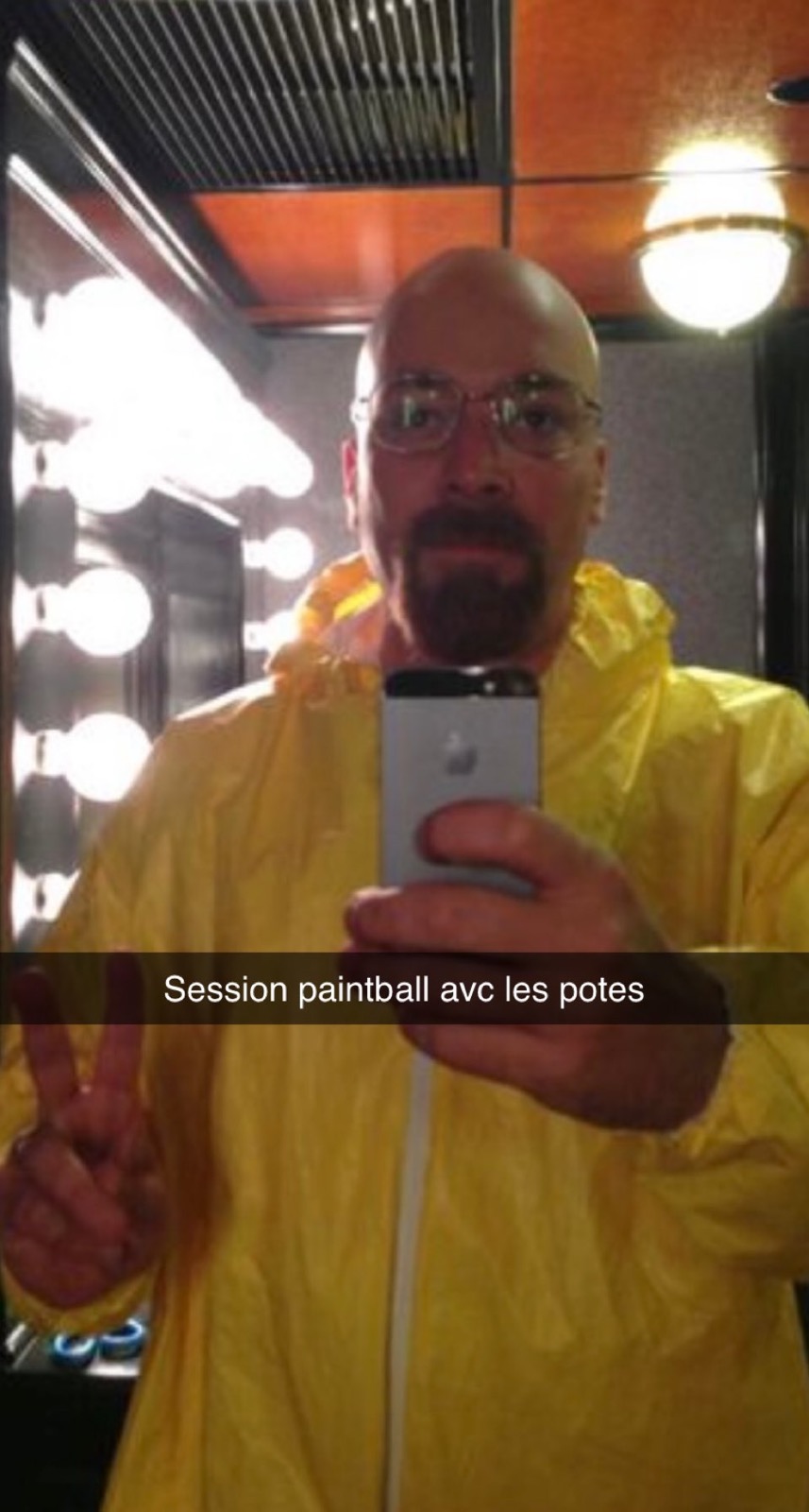 Session paintball avec les potes walter white