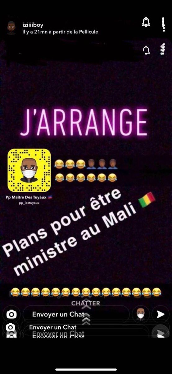 Plan pour être ministre au Mali, j'arrange