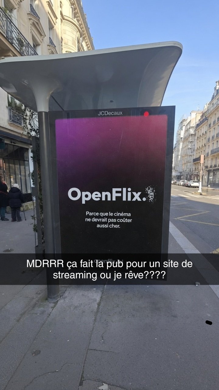 MDRR ça fit la pub pour un site de streaming ou je rêve??