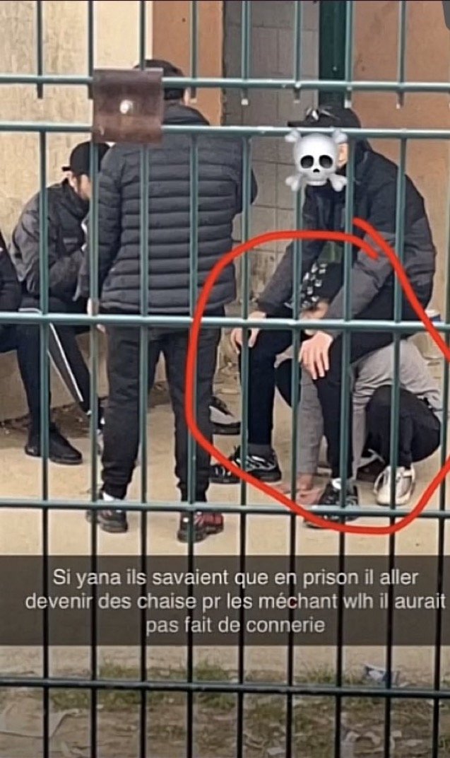 si y'en a ils savaient qu'en prison ils allaient devenir des chaises pour les méchants wallah ils auraient pas fait de connerie