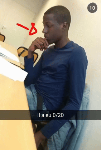 Il a eu 0 sur 20