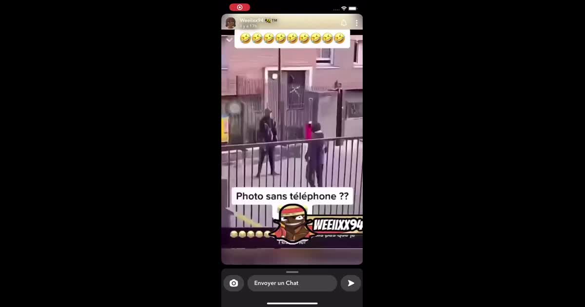 Photo sans téléphone au quartier