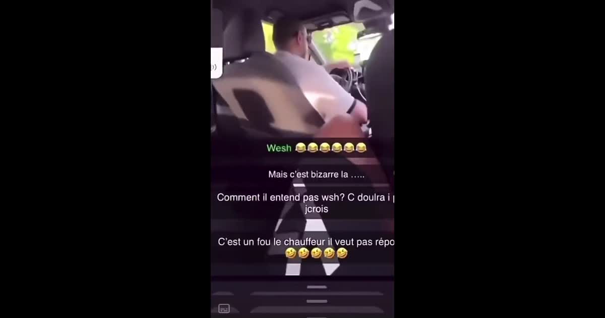 C'est un ouf le chauffeur il veut pas répondre
