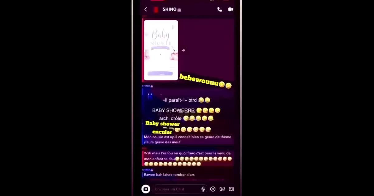 Plan baby shower saturé bissap