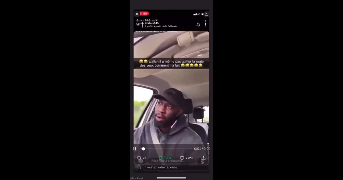 Accident gazo chante en regardant la route ca fait du bien mentalement
