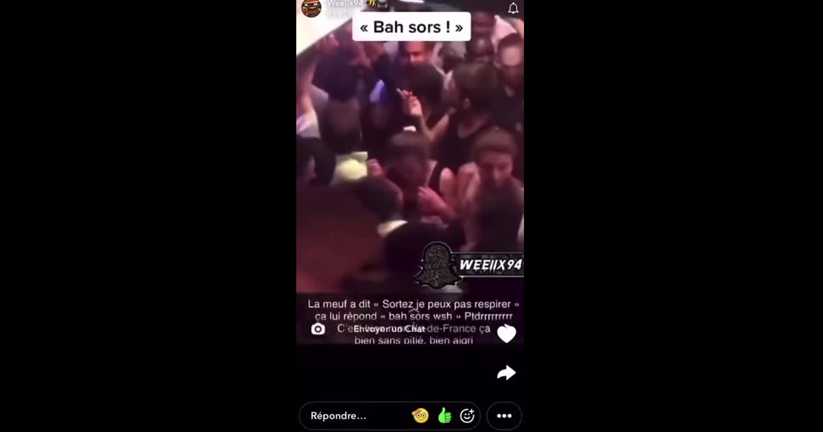 Sortez de la je peux pas respirer bah sors RER