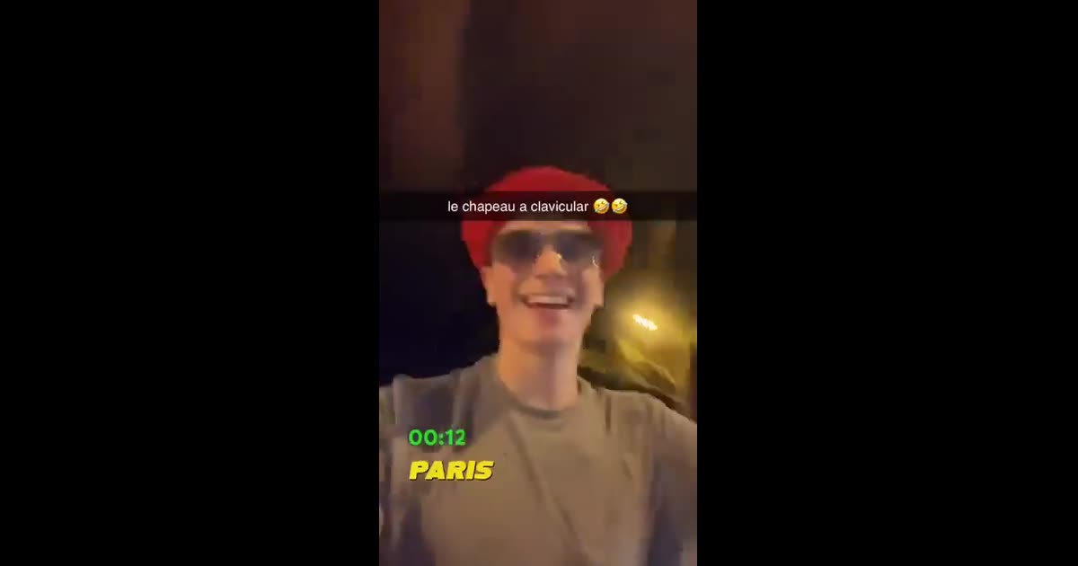 Il a pris le chapeau a clavicular velib